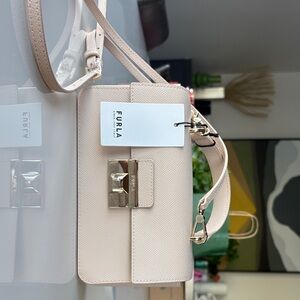 Furla Blush/Cream Crossbody Bag